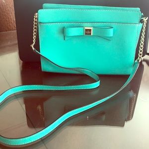 Tiffany Blue crossbody Kate Spade purse!
